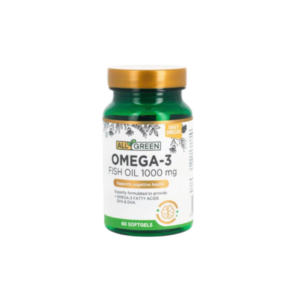 Omega 3 Fish Oil 1000mg All Green BWell Lifestyle