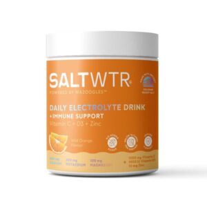 Sports electrolyte drink orange
